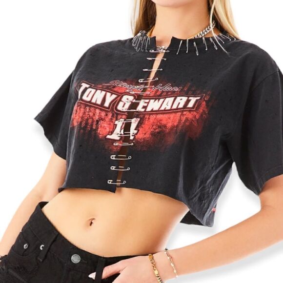 FURST OF A KIND Reworked Vintage Crop Tee 
| Size: OS | - Picture 1 of 7